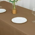 thumbnail image 5 of BalsaCircle 6 Pieces 90" x 132" Taupe Rectangle Polyester Tablecloths Table Cover Linens, 5 of 8