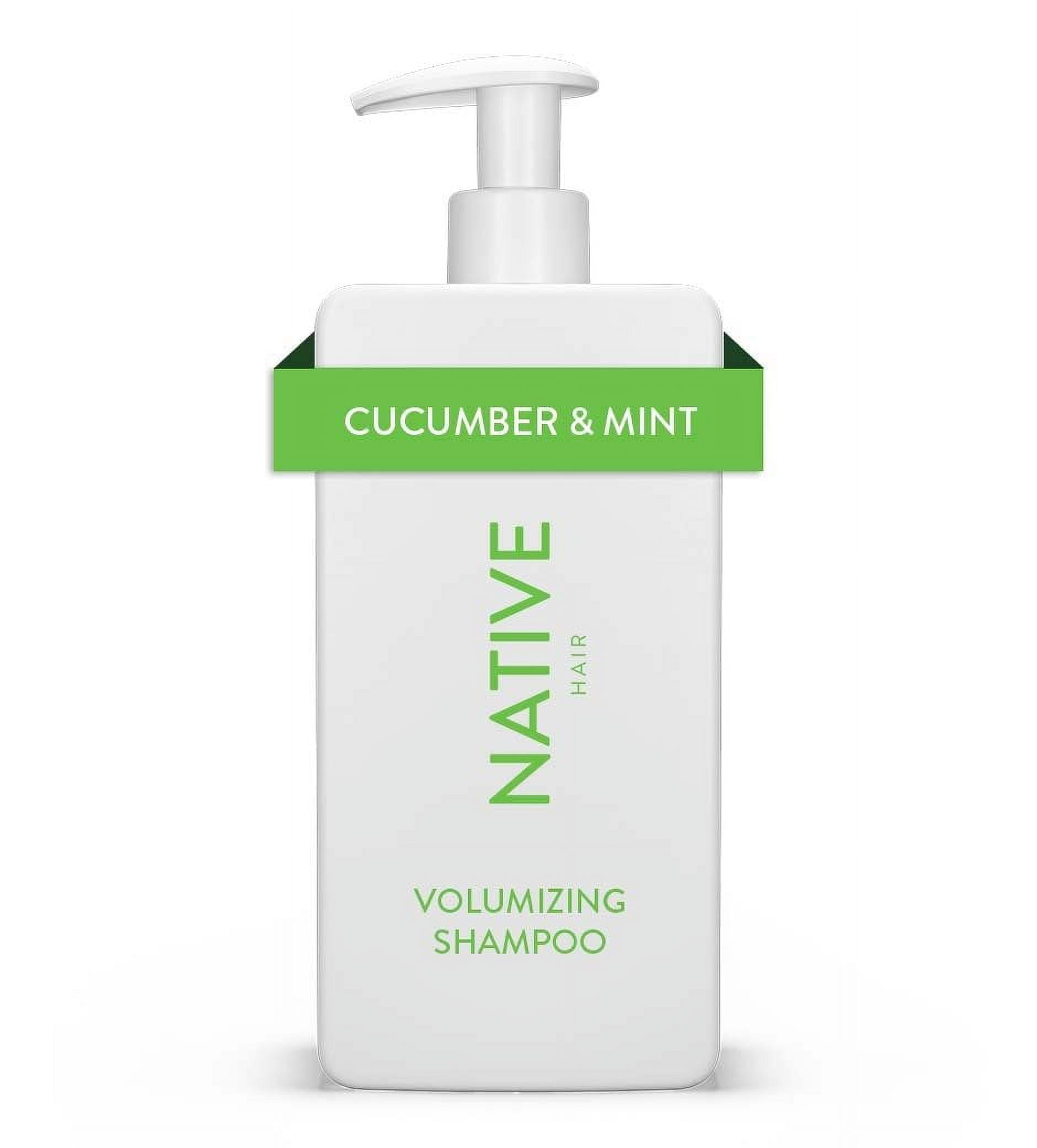 Native Volumizing Shampoo & Conditioner Set, Cucumber & Mint, Sulfate & Paraben Free, 16.5 oz