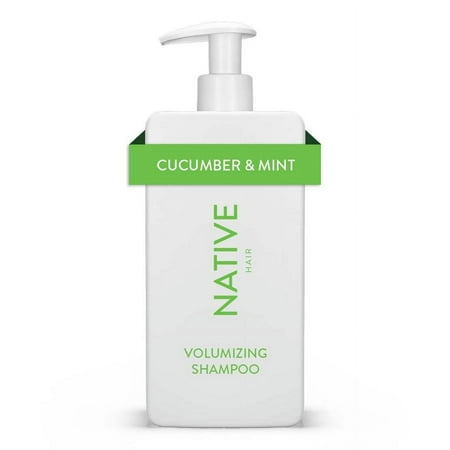 Native Volumizing Shampoo & Conditioner Set, Cucumber & Mint, Sulfate & Paraben Free, 16.5 oz