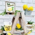 thumbnail image 4 of (Ensemble Citron) Plateau en Bois Style Citron, 4 of 14