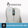 thumbnail image 7 of Perixx PERIMICE-621M Wireless Mouse - Silent Click with Ergo Design - Compatible for Desktop and Laptop PC - Wireless 2.4 GHz - Beige, 7 of 7