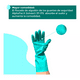 thumbnail image 3 of Guantes Solvex Ansell Nitrilo Verde 37-175 Talla 9 Paq. 12 pzas., 3 of 3