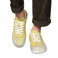 thumbnail image 3 of Men's Dress Sneakers, Leather Fashion Sneakers for Men Oxfords Classic Handmade Comfortable Lace Up Platform Flat Sneakers Tennis Retro Shoes, 3 of 9