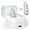 Sliver, variant on Rechargeable Hearing Aids For Seniors & Adults -Volume Control, Advanced Noise Cancelling With Invisible Sound Amplifications - Comfortable BTE Design For Mild And Moderate With Hearing Loss,Sliver