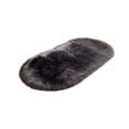 thumbnail image 1 of Inteprter Mantas gruesas y peludas, cómodas alfombras para interiores, sólidas, ligeras, para mesita de noche, sala de estar, dormitorio, Decoración del hogar Gris oscuro 60*120cm, 1 of 6
