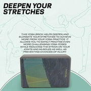 RDX 2 Pack Yoga Block, Non-Slip High-Density Eva Foam, Easy Grip Surface for Stability Strength Training D14 (23x15x9.8CM)