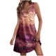 thumbnail image 1 of Vestido de Verano para las Mujeres Impresión de la Moda Bolsillo sin Mangas Cuello en V, Vestido Casual para la Playa Y Diario, 1 of 5