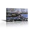 thumbnail image 1 of Blooming Isle - Contemporary Fine Art Giclee on Canvas Gallery Wrap - wall décor - Art painting - 27 x 18 Inch - Ready to Hang, 1 of 2