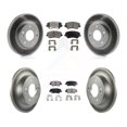 thumbnail image 1 of Transit Auto Front Rear Coated Disc Brake Rotors and Semi-Metallic Pads Kit for Car Hyundai Elantra GT Kia Forte Koup KGF-101090, 1 of 11