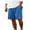 Blue, variant on HCNTES Mens Linen Plaid Bermuda Shorts Pattern Jogger Shorts Summer Straight Drawstring Beach Short with Pockets(Beige,M)