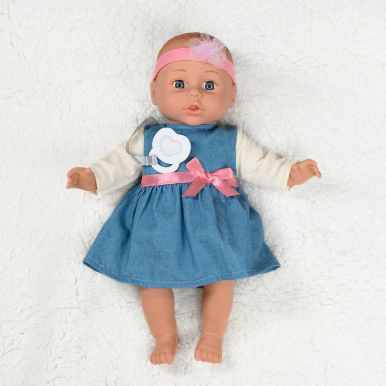 My Sweet Love 14-inch My Cuddly Baby® Doll, Denim Dress
