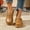 Coffee, variant on Women's Woven Clog Mules, Closed Toe with Adjustable Buckle, Breathable Comfort Footwear for Casual Beige 38