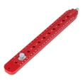 thumbnail image 2 of Woodworking Circular Drawing Tool, Aluminium Alloy Red Woodworking Circle Ruler Clear Scales Corrosion Resistance Easy To Use  For Carpenter, 2 of 8