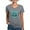 Gray, variant on - THE JOURNEYS ON T Shirt - Women's V-Neck Dark T-Shirt