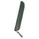 thumbnail image 5 of Estuche para lápices, bolso para lápices, ligero, de piel sintética, fino, con cremallera, diseño retro Verde, 5 of 9