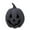 Black, variant on Paper Mache Pumpkin White Tabletop Decor, 4.72" Height, Harvest by QYXQPYO
