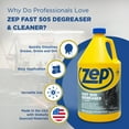 thumbnail image 4 of Zep Fast 505 Degreaser & Cleaner - 128 oz. (Case of 2) ZU5051282 - Removes Oils, Grease & Dirt on Tools, Grills, Decks, & Plastic, 4 of 9