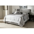 thumbnail image 1 of Baxton Studio Hampton Cama tapizada tamaño queen moderna y contemporánea de tela gris claro Baxton Studio CF8747-H-Light Grey-Queen, 1 of 2