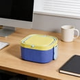 thumbnail image 1 of Plastic Lunch Box Suitable For Microwave Oven Food Grade Square Fresh Keeping Box With Lid For Meal Prep, 1 of 6