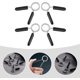 thumbnail image 5 of Barbell Clamp Barbell Clamp Spring Clamp Collar For Barbell Spring Lock Collar Weightlifting Strength Training Fitness (black) (4pcs), 5 of 5