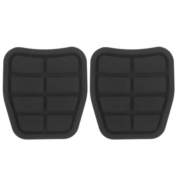 Weiweiguan 1 Pair Brake Pedal Covers Car Brake Pedal Pads Replacement Brake Clutch Rubber Pads