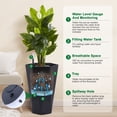 thumbnail image 6 of CazToi 16-22.4Inch Self Watering Planters Set of 2 with Water Level Monitor Inner Bucket Trays for Indoor Outdoor Use, 6 of 14