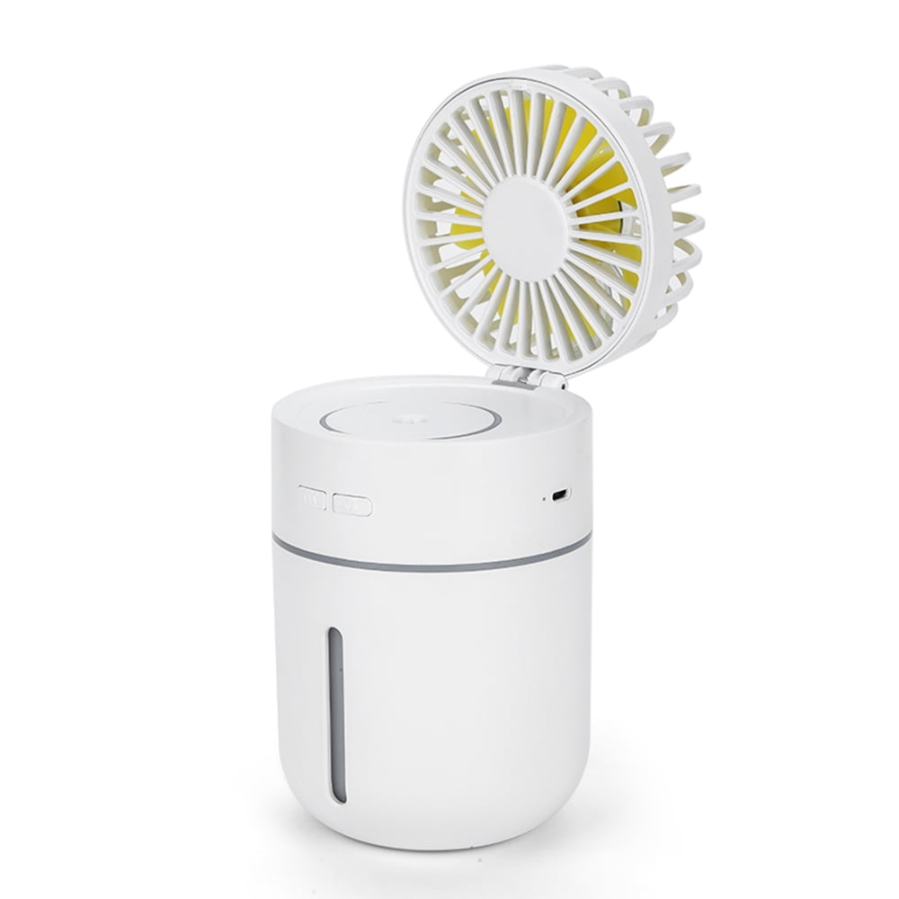 Rechargeable Mini Humidifier with Fan Portable USB Humidification