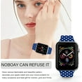 thumbnail image 4 of 4th of July American USA Flag Patriotic Bands Compatible with Apple Watch Band 42MM 44MM 45MM 49MM, Silicone Strap Compatible with iWatch Bands Ultra Series SE 9 8 7 6 5 4 3 2 1 for Women Men, 4 of 6