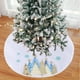 thumbnail image 5 of Hogar y cocina, Decoración del hogar, Decoración navideña, Falda para árbol de Navidad, Falda para árbol de Navidad con copos de nieve, Delantal creativo para árbol de Navidad, Decoración de escena, F, 5 of 6