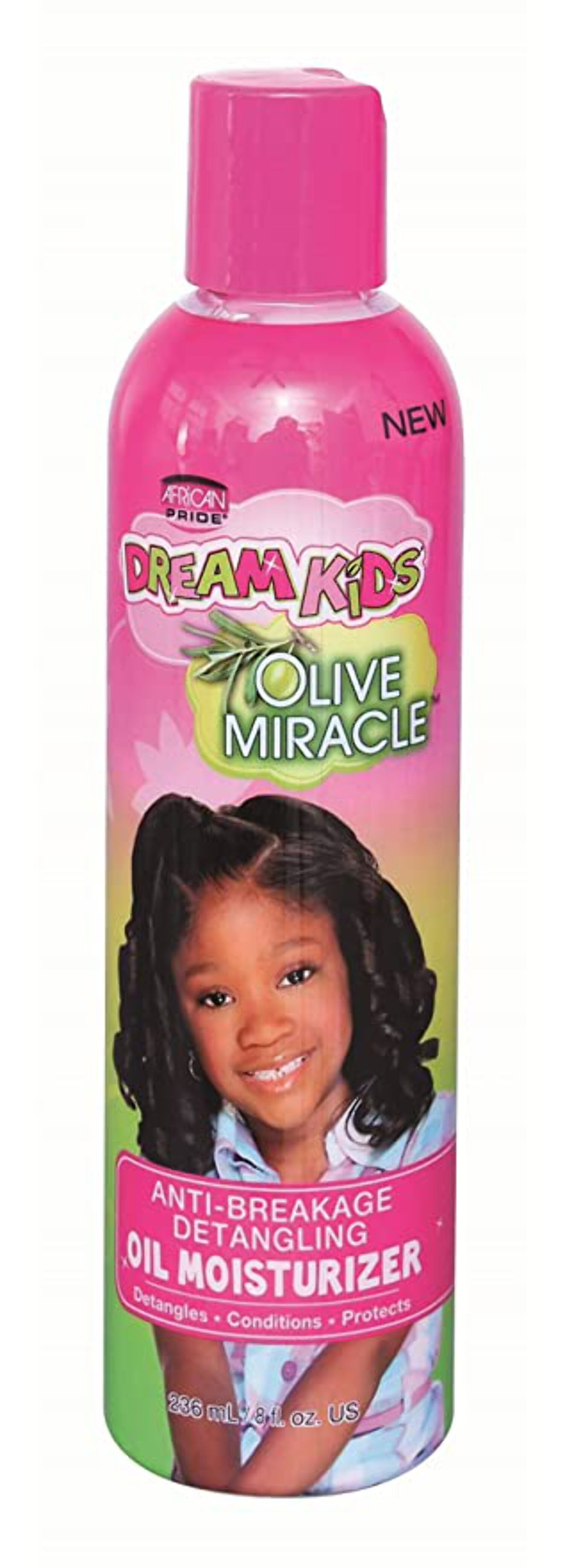 (3 pack) African Pride Olive Miracle Dream Kids Cream, 8 fl oz, Dry Hair