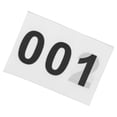 thumbnail image 1 of Pack de 100 dorsales deportivos, dorsales , portátiles y reutilizables, para deportistas, competiciones y eventos deportivos., 1 of 9