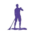 thumbnail image 1 of Paddleboarding Sticker Decal Die Cut - Self Adhesive Vinyl - Weatherproof - Made in USA - Many Color and Sizes - surf paddle board, 1 of 6