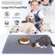 thumbnail image 5 of Rubber Large Cat Litter Mat - Kitty Litter Box mat - Silicone Litter Trapping Catcher Mat - Cat Supplies & Accessories for Indoor Cats (28" x 19.7") - Grey, 5 of 5