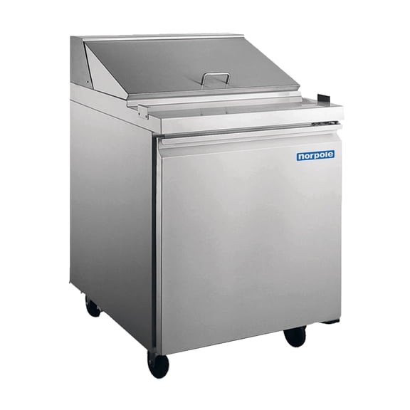 Sandwich-Salad Prep 6 cu. ft. Commercial Refrigerator in Stainless Steel