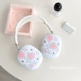 thumbnail image 2 of Cute Cartoon Beautiful Stars pattern design Case for AirPods Max Headphones,Soft TPU Skin Anti-Scratch for Women Girls,Cover for AirPods Max (White), 2 of 17