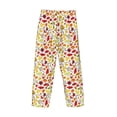thumbnail image 4 of Kdxio Colorful Leaves Print Men's Sleep Pajama Pant Lounge Pants with Pockets, 4 of 8