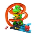 thumbnail image 1 of Pista de Juguete Mattel Hot Wheels T-Rex vs Estación de Bomberos, 1 of 6