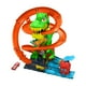 thumbnail image 1 of Pista de Juguete Mattel Hot Wheels T-Rex vs Estación de Bomberos, 1 of 6