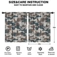 thumbnail image 2 of Blackout Kids Curtains,Beige Blue Camo Mixed Shapes Pattern Childrens Insulated Curtains Set Of 2,Bedroom Essentials,Toddler Room Decor 42"x54", 2 of 5