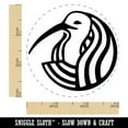thumbnail image 2 of Thoth Head Egyptian God of Knowledge Self-Inking Rubber Stamp Ink Stamper - Yellow Ink - Small 3/4 Inch, 2 of 7