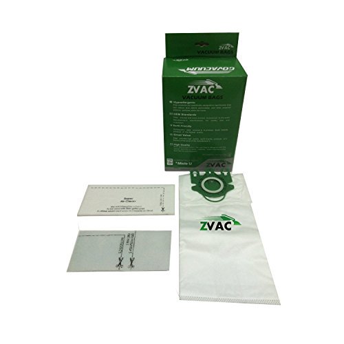 10 Pack ZVac Miele Style U Vacuum Cleaner Bags with 2 Filters Walmart