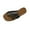 Black, variant on Black Ladies Comfort Summer Slip On Sandals Beach Flat Shoes For Casual Outdoor Indoor Activities Soft Sole And Breathable Material