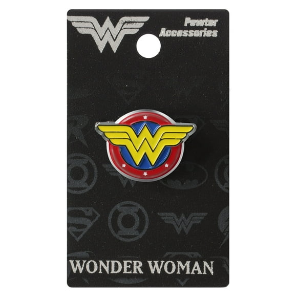 Lapel Pin - DC Comics - Wonder Woman Logo Pewter Colored New 45304