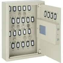 Global Industrial Electronic Key Cabinet Safe 48 Key Capacity Sand