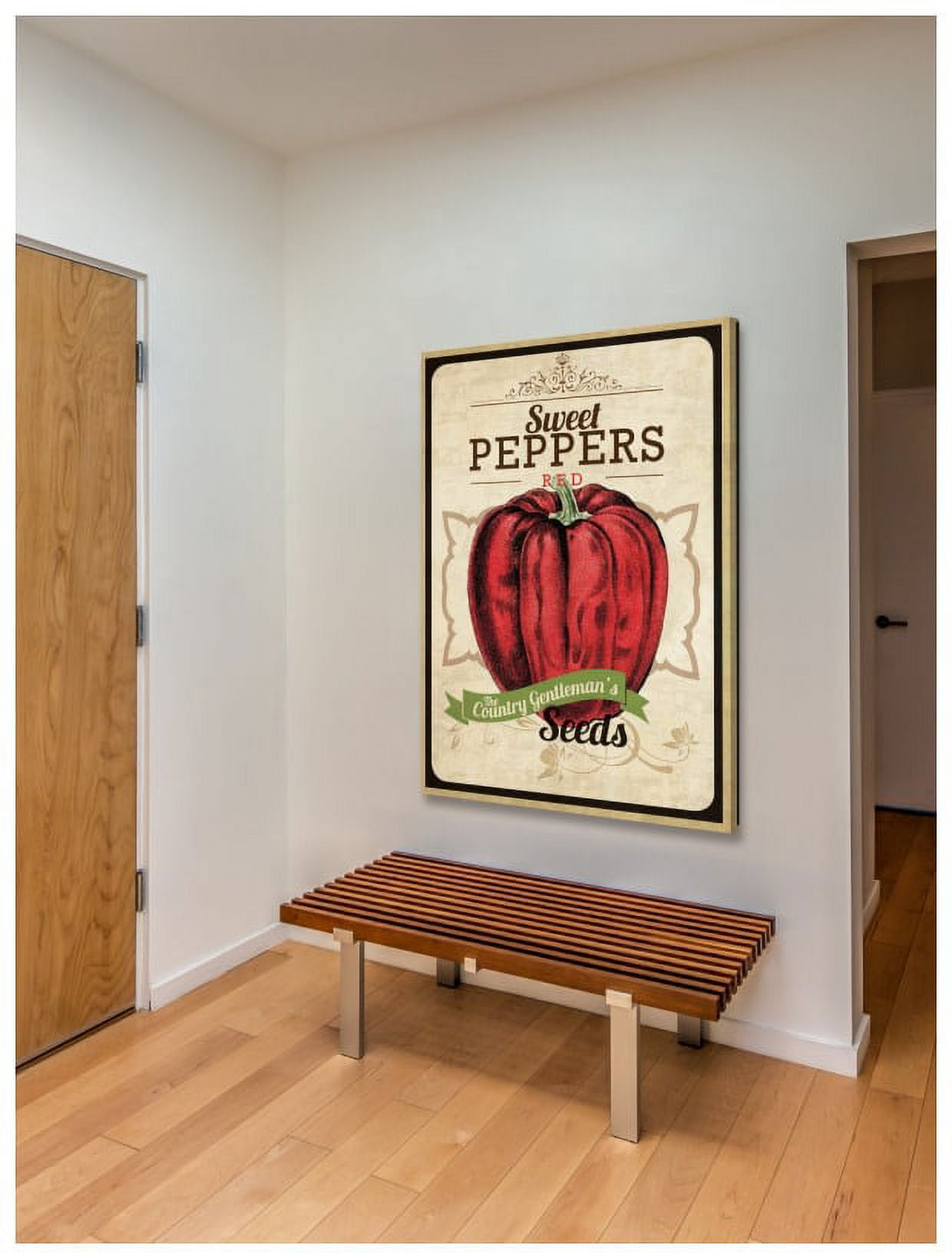 Marmont Hill "Seed Packet Pepper" Painting Print on Canvas