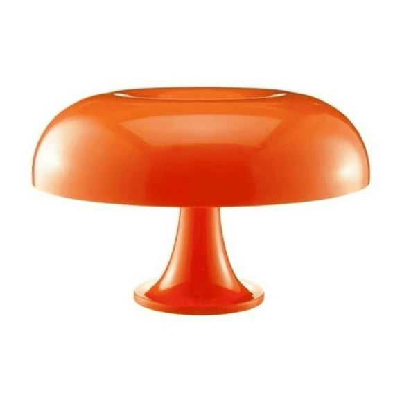 LED Mushroom Table Lamp Hotel Bedroom Bedside Living Room Decorative Lighting (Orange)