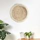 thumbnail image 4 of Hogar y cocina, Decoración del hogar, Otra decoración, Decoración de pared tejida con hierba, Colgante para sala de estar, Decoración circular tejida de ratán, Colgante de pared de madera, 4 of 6