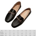 thumbnail image 2 of Zapatos cómodos para caminar Zapatos de ocio de tacón bajo Zapatos de conducción de cuero PU para mujer, 2 of 8
