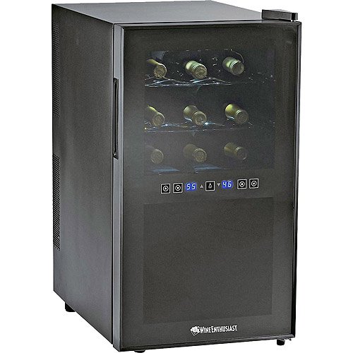 Wine Enthusiast 18Bottle DualZone Free Standing Wine Cooler