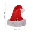 thumbnail image 4 of Gymnture christmas Christmas Hat Santa Hat Holiday Christmas Hat Unisex Christmas Hat Holiday Party Supplies, 4 of 10
